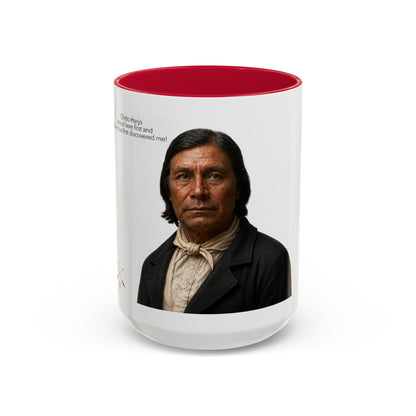 Chitto Harjo Portrait Mug — Historical Native American Portrait Coffee Mug (11oz, 15oz)