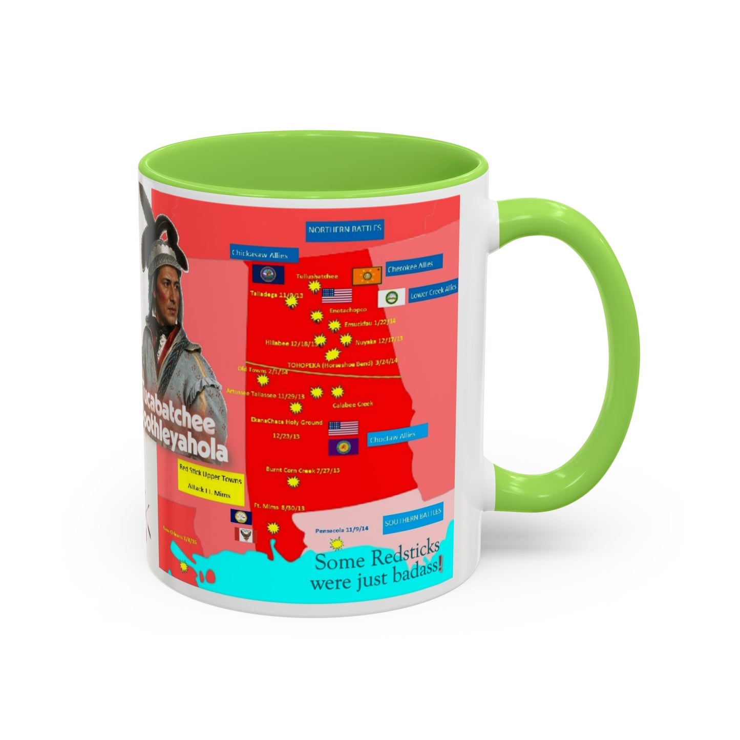 Opothleyahola Colorful Mugs (11oz, 15oz)