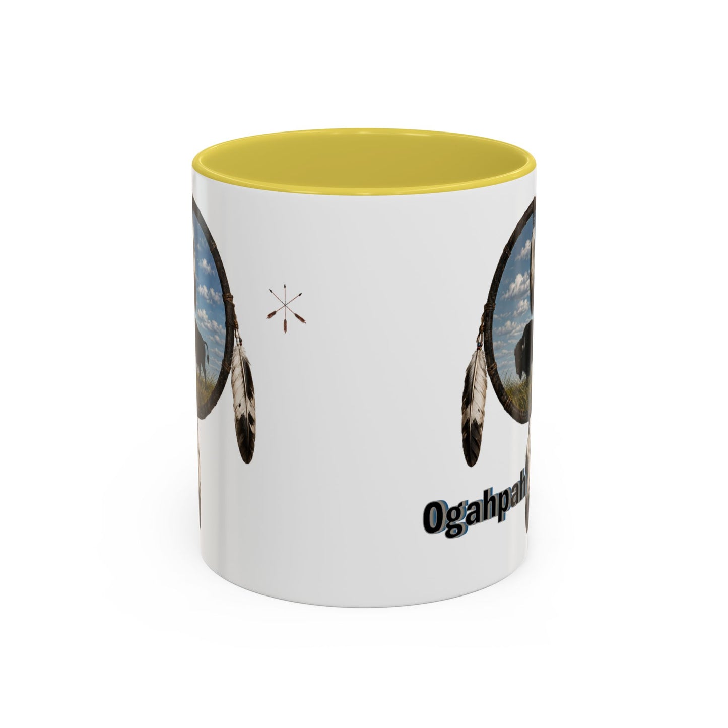 Quapaw Buffalo Mug – Ogahpah Native Spirit Ceramic Coffee Cup (11oz/15oz)