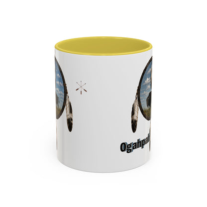 Quapaw Buffalo Mug – Ogahpah Native Spirit Ceramic Coffee Cup (11oz/15oz)