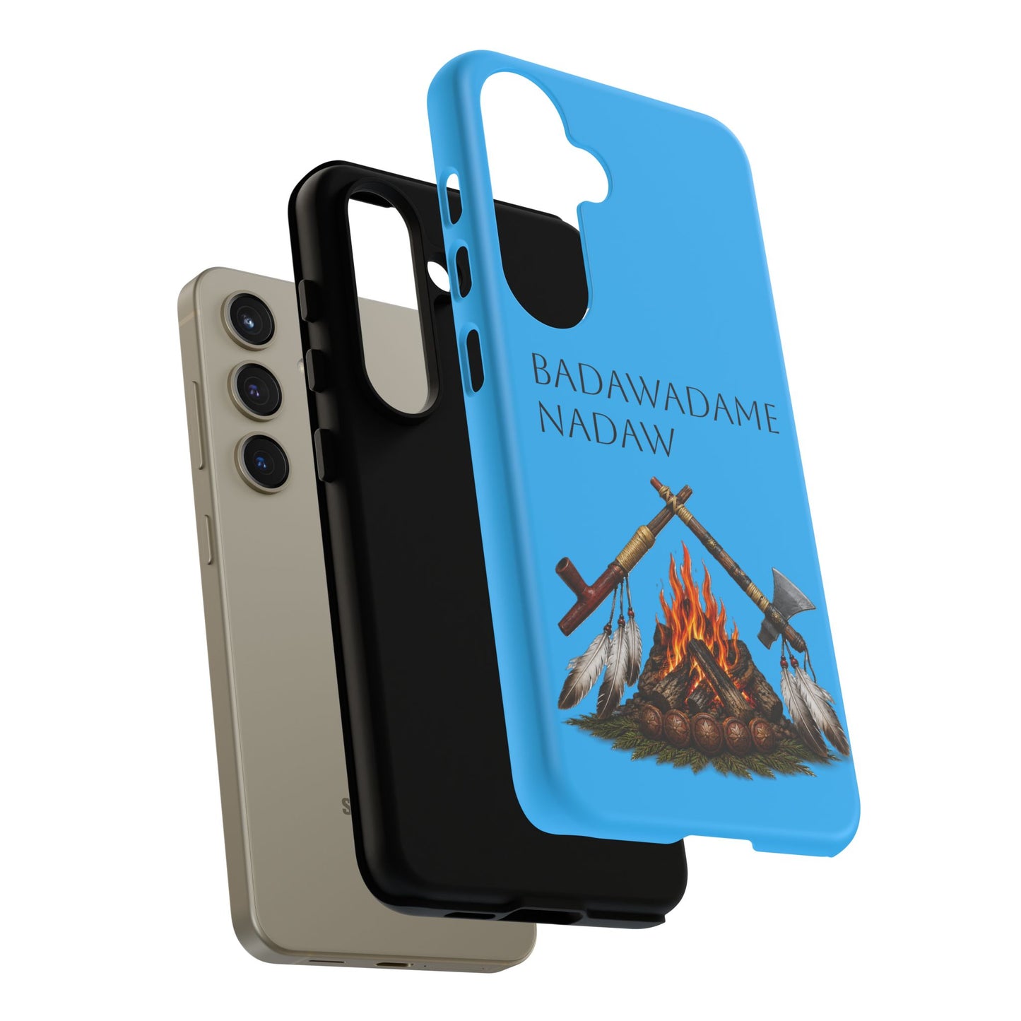 Pottawatomi Tough Cases: 'Badawadame Nadaw' Campfire & Tools Phone Case