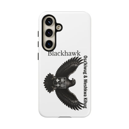 Sac&Fox Phone Case — 'Blackhawk' Raven Crest Protective Tough Case