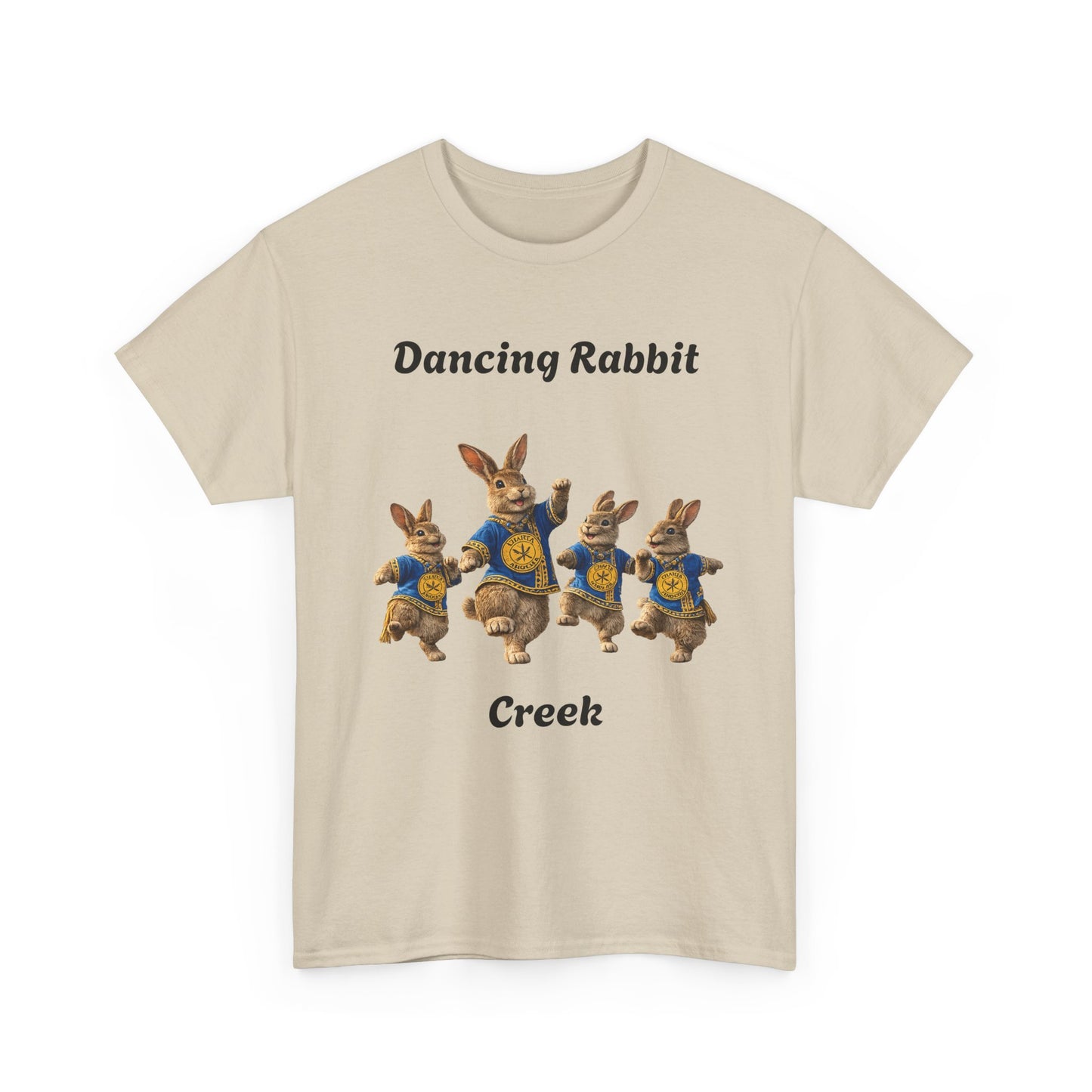 Dancing Rabbit Creek Tee — Vintage Dancing Bunnies Graphic T-Shirt