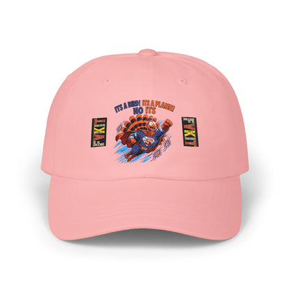 Turkey Dad Cap with Retro Turkey 'It’s A Murder, It’s A Massacre, No It’s' Graphic — Thanksgiving Hat