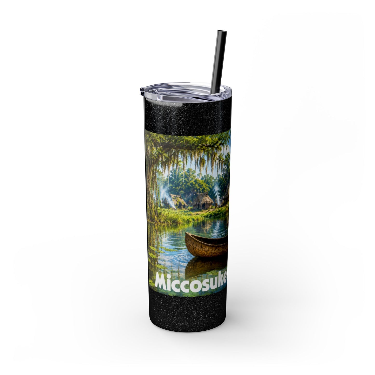 Seminole Skinny Tumbler with Straw, 20oz