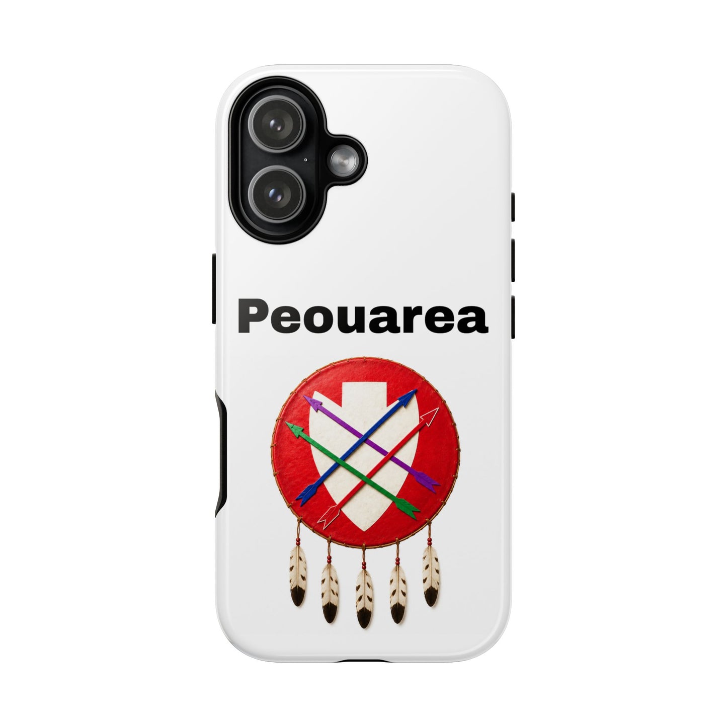 Peoria Phone Case — 'Peouarea' Dreamcatcher Shield Design