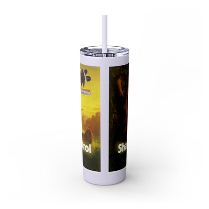 Shawnee Absentee Skinny Tumbler with Straw, 20oz