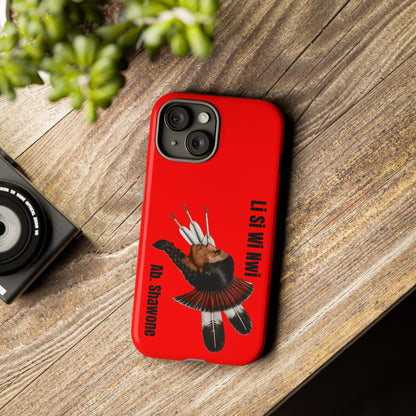 Absentee Shawnee Headdress Phone Case — 'Li Si Wi Ni' Design