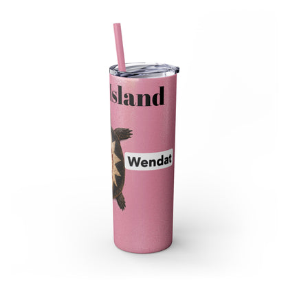 Wyandotte Skinny Tumbler with Straw, 20oz