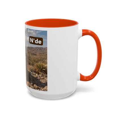 Ft. Sill Apache Desert Scene Coffee Mug — 'N'de' Southwest Landscape 11/15oz