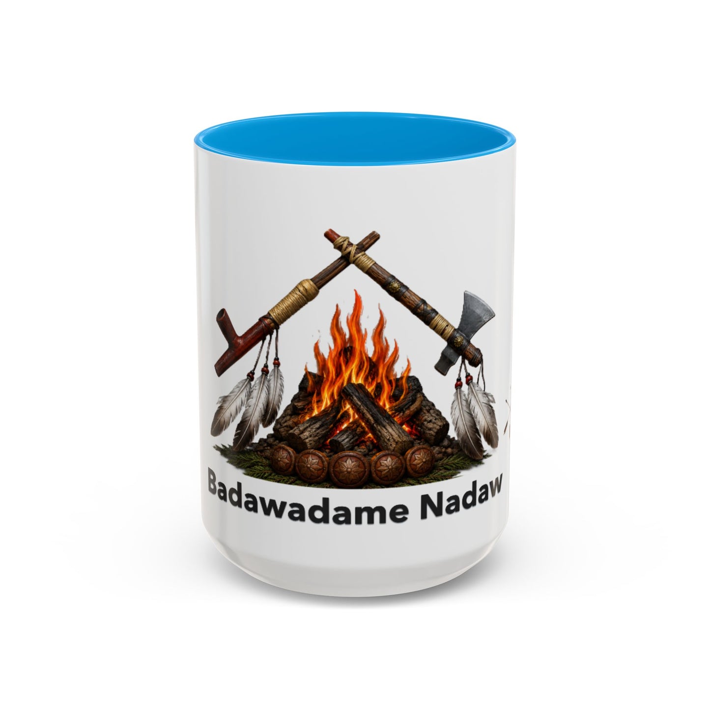 Potawatomi Native Pride Campfire Mug — Badawadame Nadaw Design (11oz/15oz)