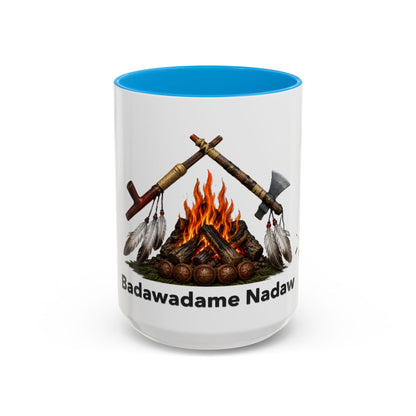 Potawatomi Native Pride Campfire Mug — Badawadame Nadaw Design (11oz/15oz)
