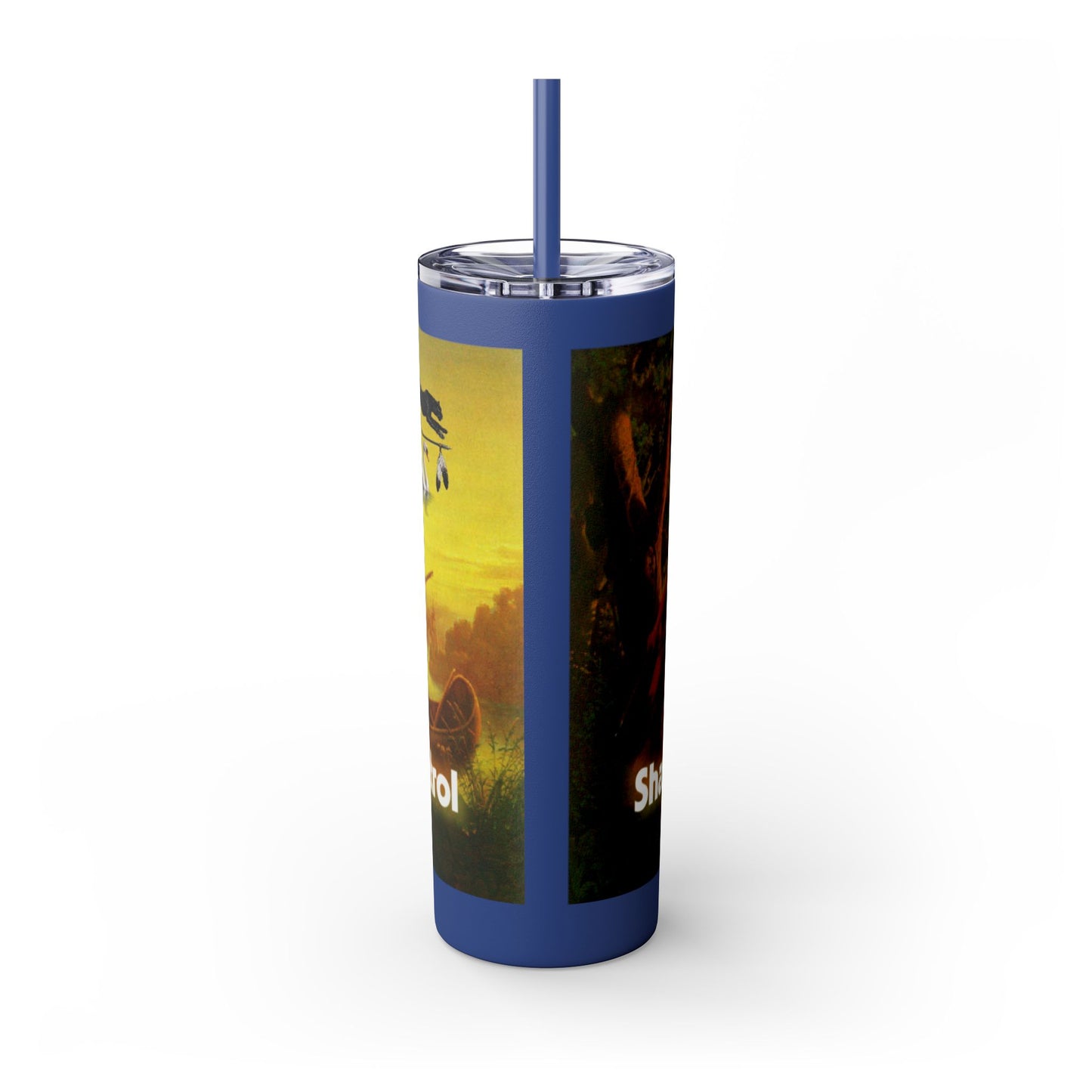 Shawnee East Skinny Tumbler with Straw, 20oz