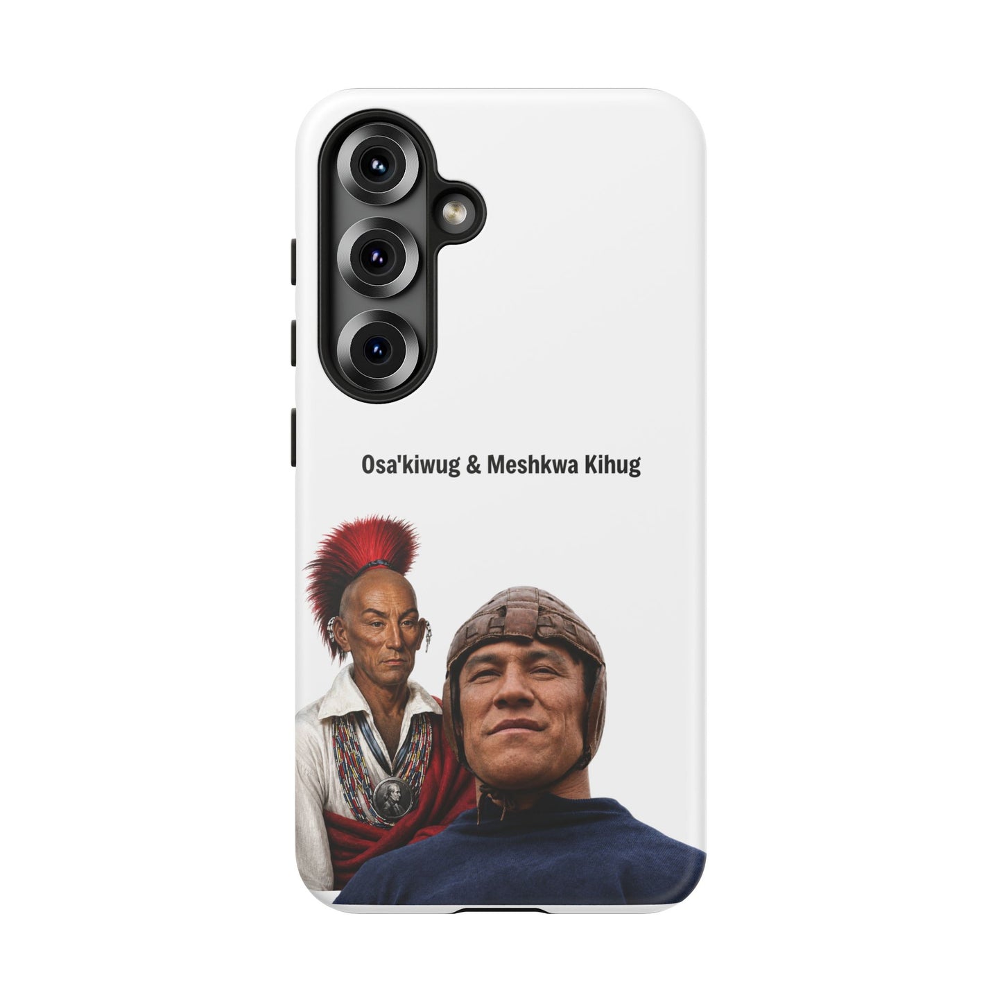 Sac&Fox Phone Case — 'Blackhawk' Raven Crest Protective Tough Case