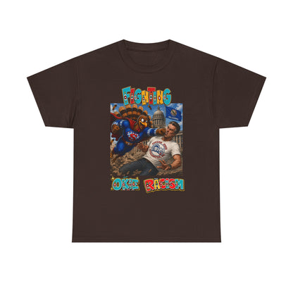 Turkey T-Shirt — Retro Comic 'Stop Racism' Graphic Tee