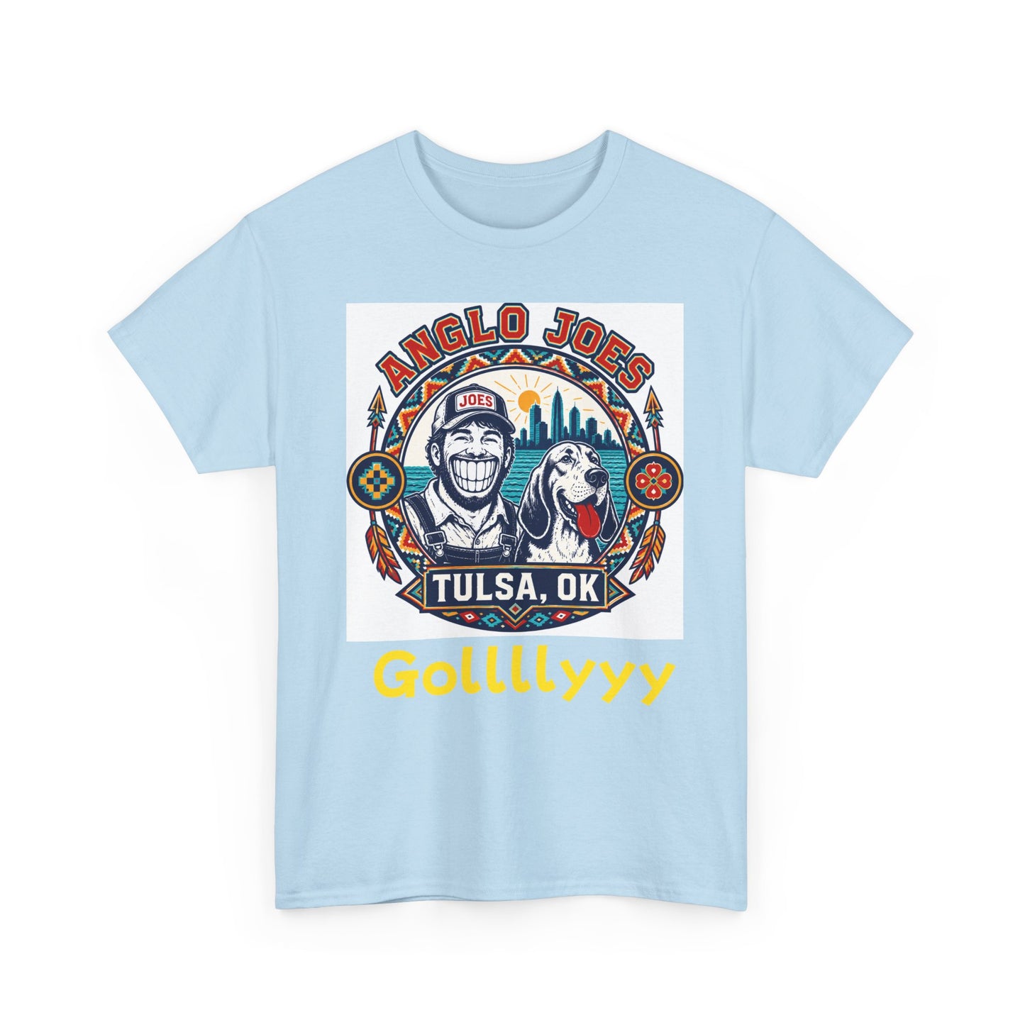 Tulsa Anglo Joe’s Tee — 'Gollllyyy' Retro Sports Graphic T-Shirt