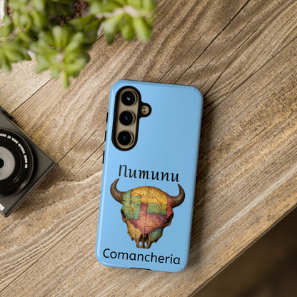 Comanche Phone Case — Comancheria Buffalo Skull Map "Numunu" (Protective, Cultural Design)
