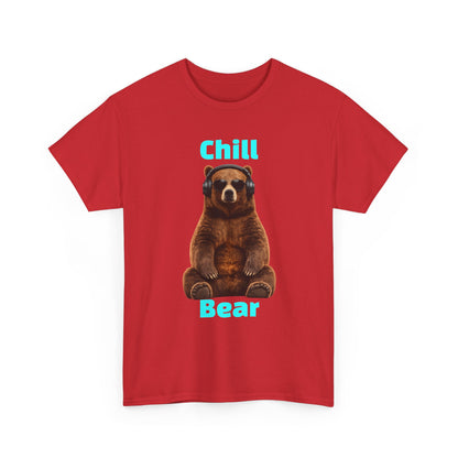 Chill Bear Tee — Cute Relaxed Bear Graphic T-Shirt