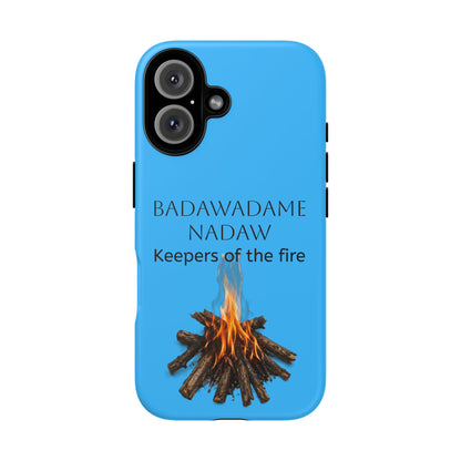 Pottawatomi Tough Cases: 'Badawadame Nadaw' Campfire & Tools Phone Case
