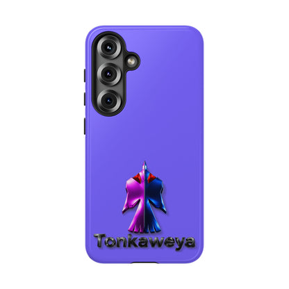 Tonkawa Phone Case — Tonkkaweya Sunrise Design (Protective Purple Hard Shell)