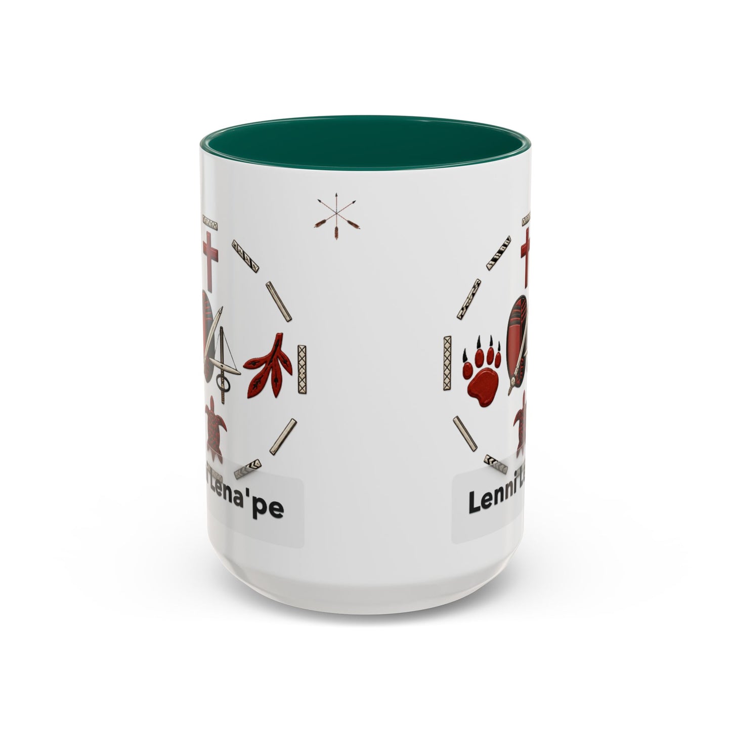 Delaware East Lenni Lenape Tribal Ceramic Mug – Native Symbols Coffee Cup (11oz/15oz)