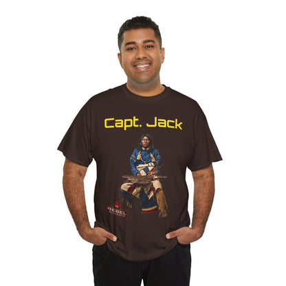 Capt. Jack Graphic Tee — Vintage Captain Illustration Shirt