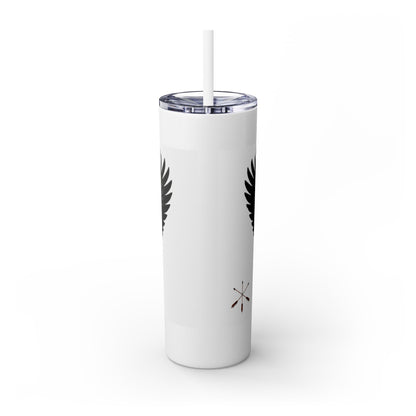 Sac Fox Skinny Tumbler with Straw, 20oz