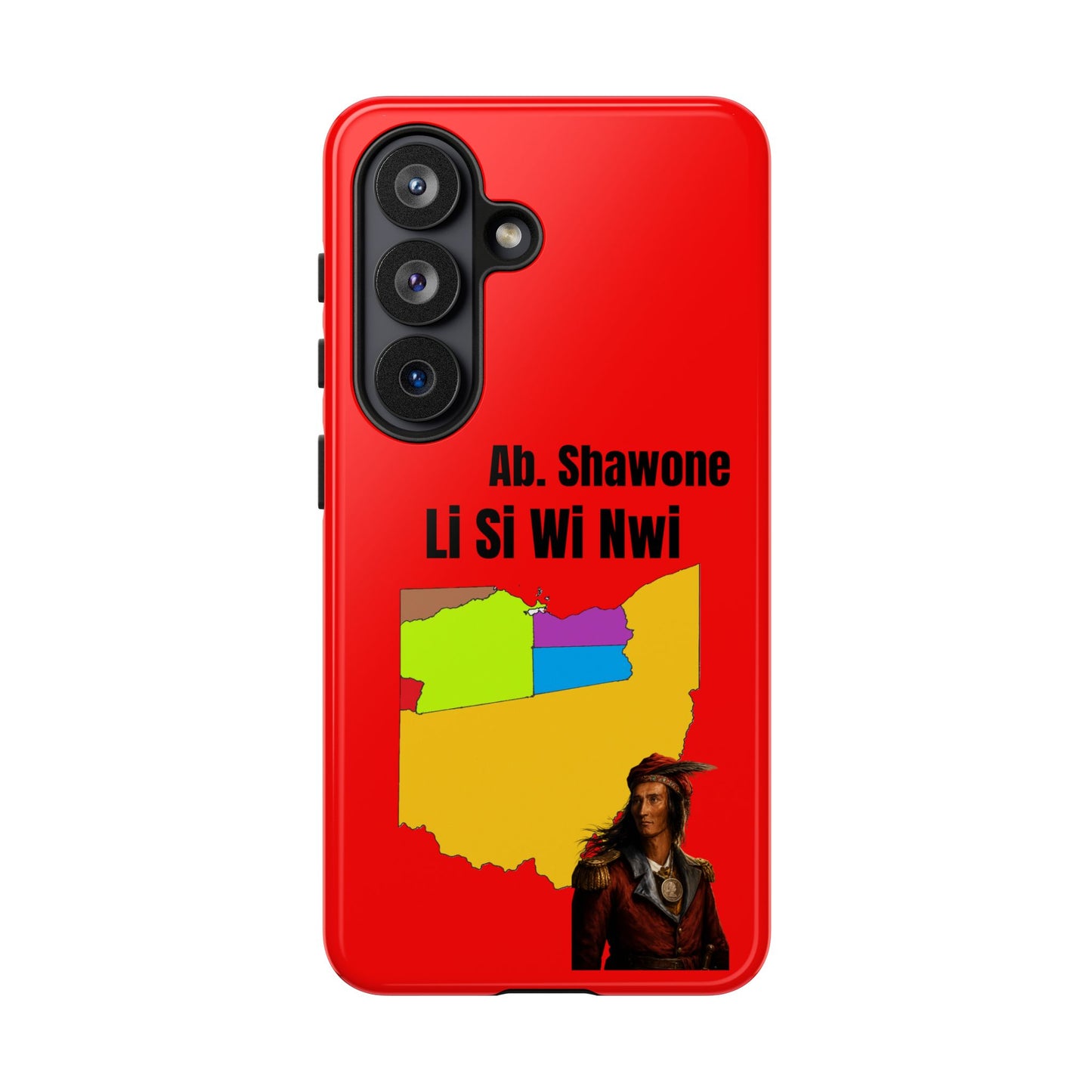 Absentee Shawnee homelands Phone Case — 'Li Si Wi Ni' Design