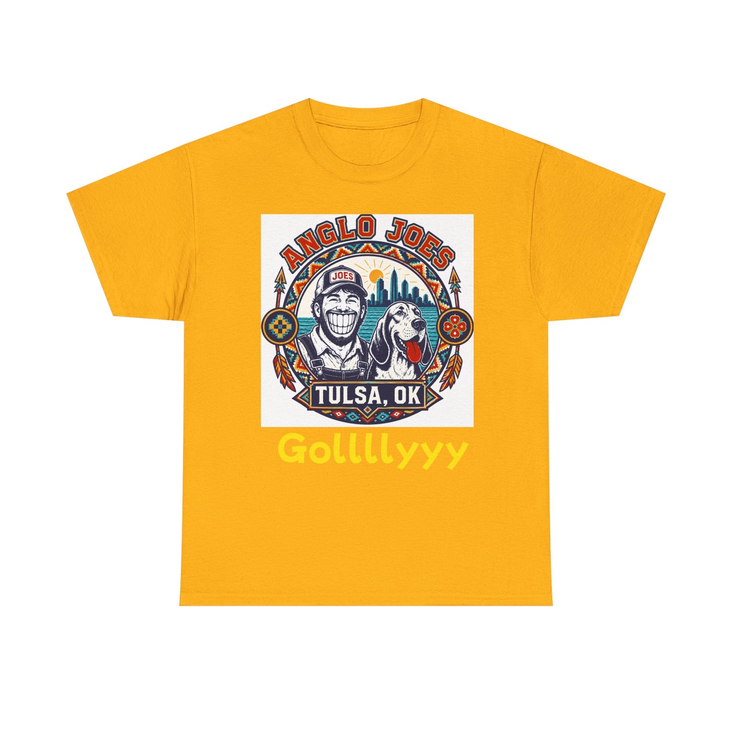 Tulsa Anglo Joe’s Tee — 'Gollllyyy' Retro Sports Graphic T-Shirt