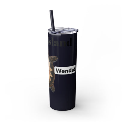 Wyandotte Skinny Tumbler with Straw, 20oz