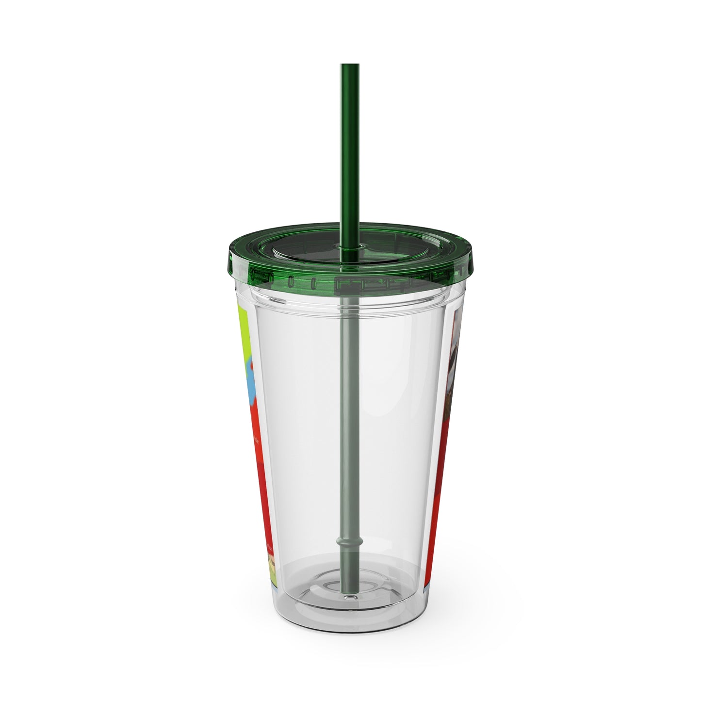Pontiac Indigenous Nations Map Tumbler — 16oz Sunsplash Straw Cup
