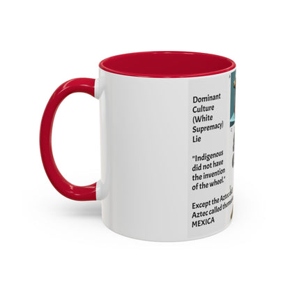 Aztec Artifact Photos Collage Coffee Mug (11oz/15oz)