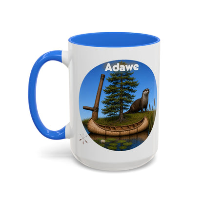 Ottawa Adawe Otter Canoe Mug — Nature Wildlife Coffee Cup (11oz & 15oz)