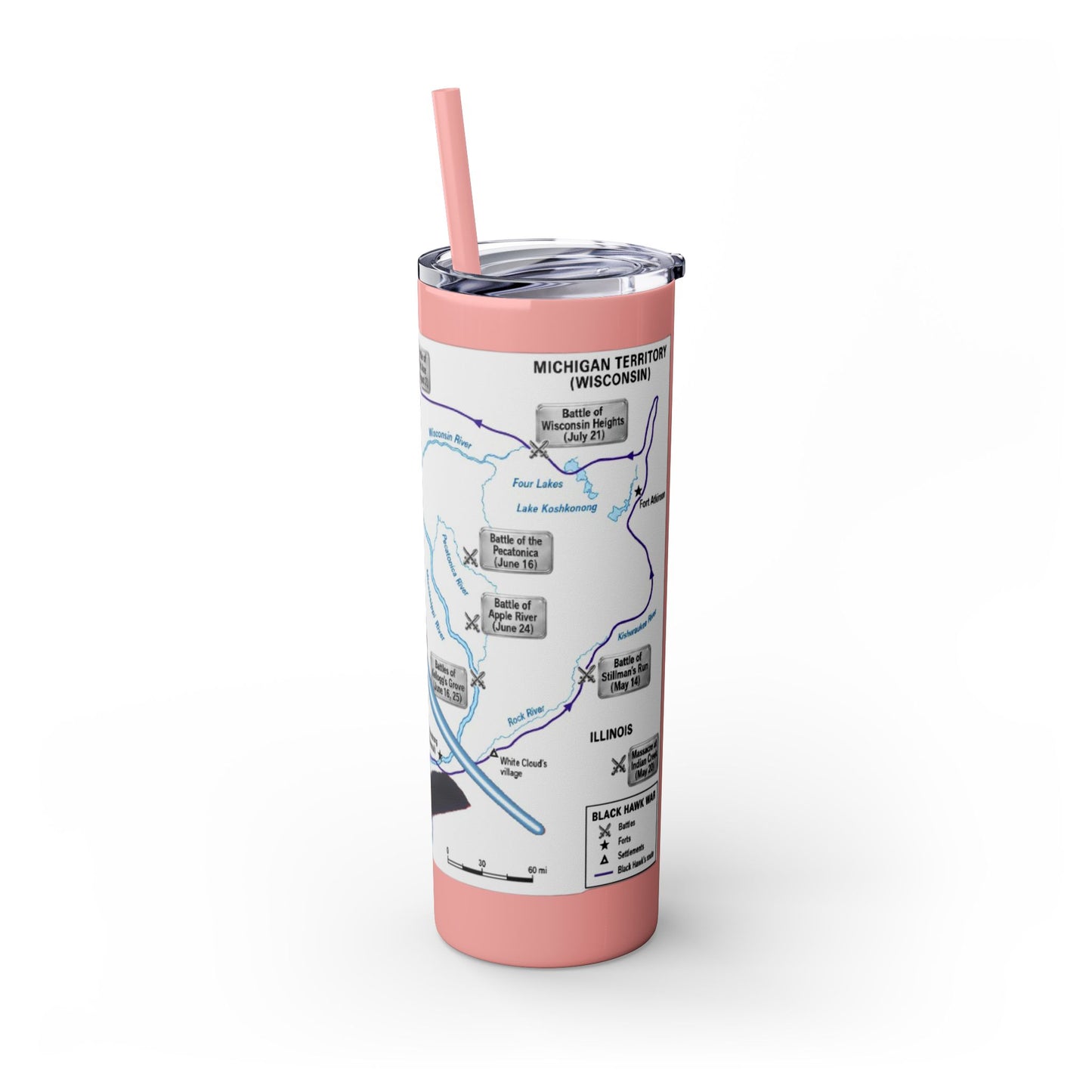 Blackhawk Skinny Tumbler 20oz – "BlackHawk could teach Yoda" Design