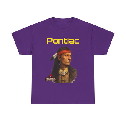 Pontiac Portrait T‑Shirt — Native Chief Graphic Tee