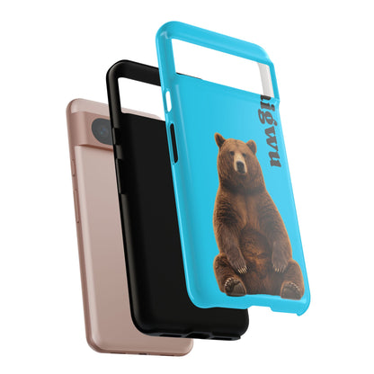 Kiowa Tough Cases: Personalized Kaigwu Tough Phone Case with Horse Rider Design