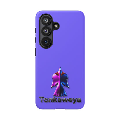 Tonkawa Phone Case — Tonkkaweya Sunrise Design (Protective Purple Hard Shell)