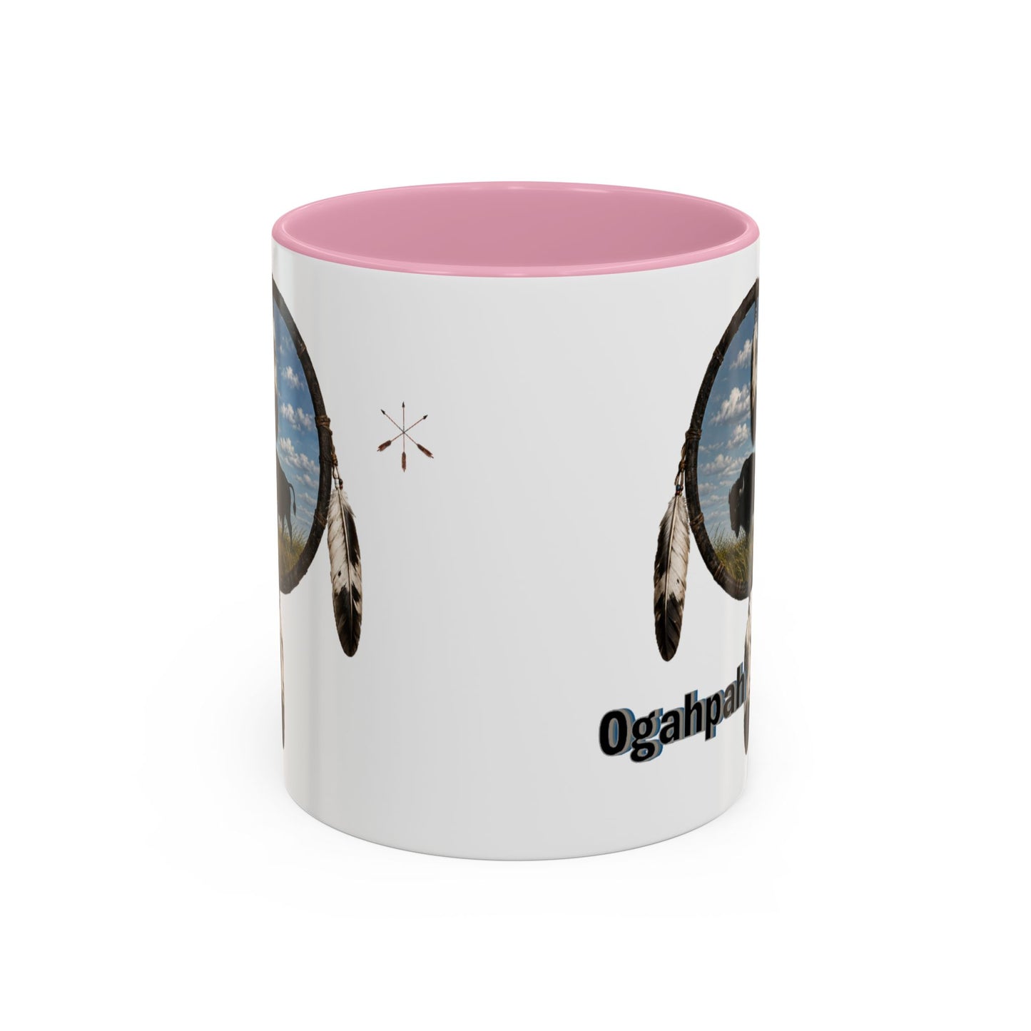 Quapaw Buffalo Mug – Ogahpah Native Spirit Ceramic Coffee Cup (11oz/15oz)