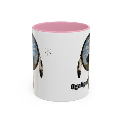 Quapaw Buffalo Mug – Ogahpah Native Spirit Ceramic Coffee Cup (11oz/15oz)