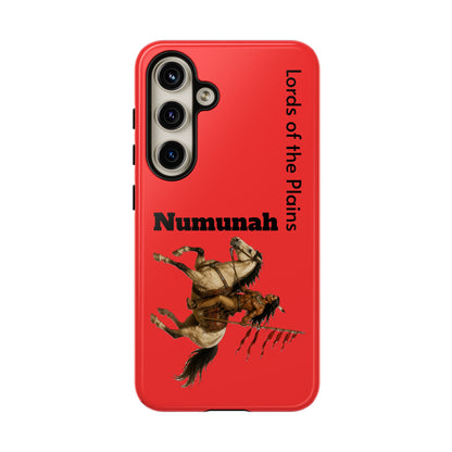 Comanche Numunah Horse Phone Case — 'Lords of the Plains' Red Protective Case