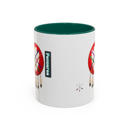 Peoria Powawera Dreamcatcher Coffee Mug — Colorful 11oz & 15oz Ceramic