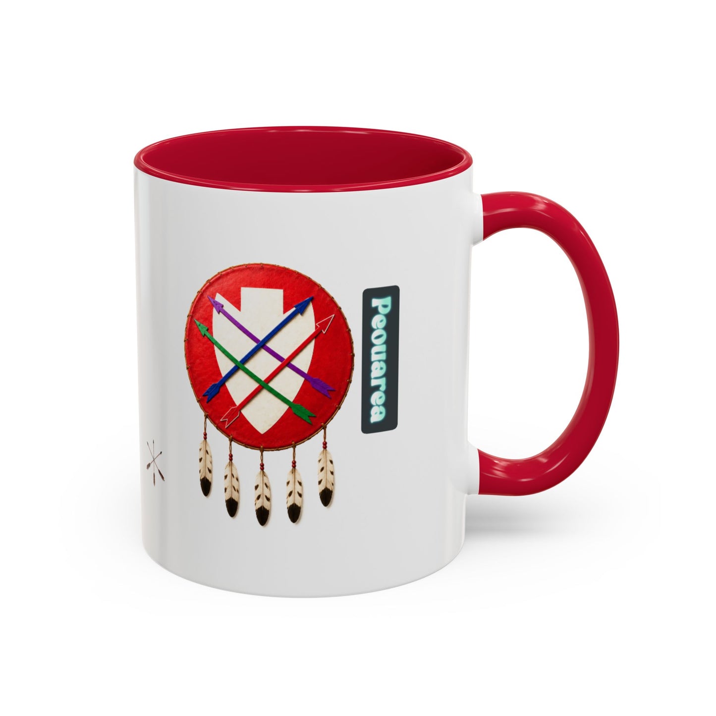 Peoria Powawera Dreamcatcher Coffee Mug — Colorful 11oz & 15oz Ceramic