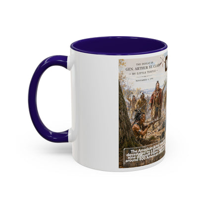 Miami History Battle Scene Mug — Military Vintage Illustration Coffee Cup (11oz/15oz)