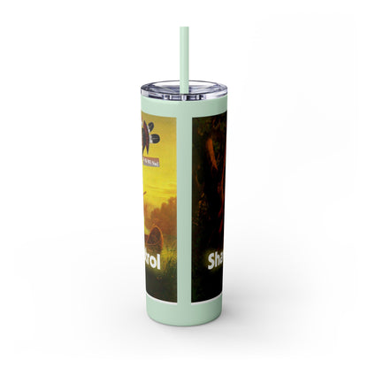 Shawnee Absentee Skinny Tumbler with Straw, 20oz