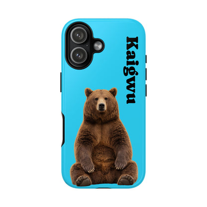Kiowa Tough Cases: Personalized Kaigwu Tough Phone Case with Horse Rider Design