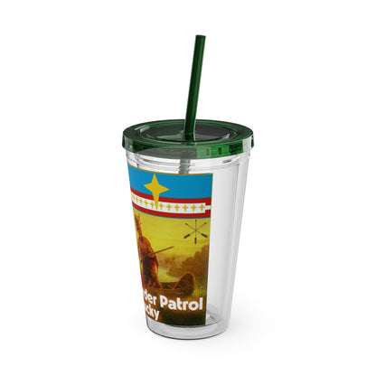 Shawnee N Sunsplash Tumbler with Straw, 16oz