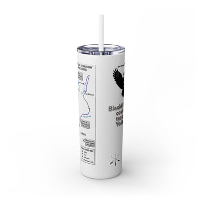 Blackhawk Skinny Tumbler 20oz – "BlackHawk could teach Yoda" Design