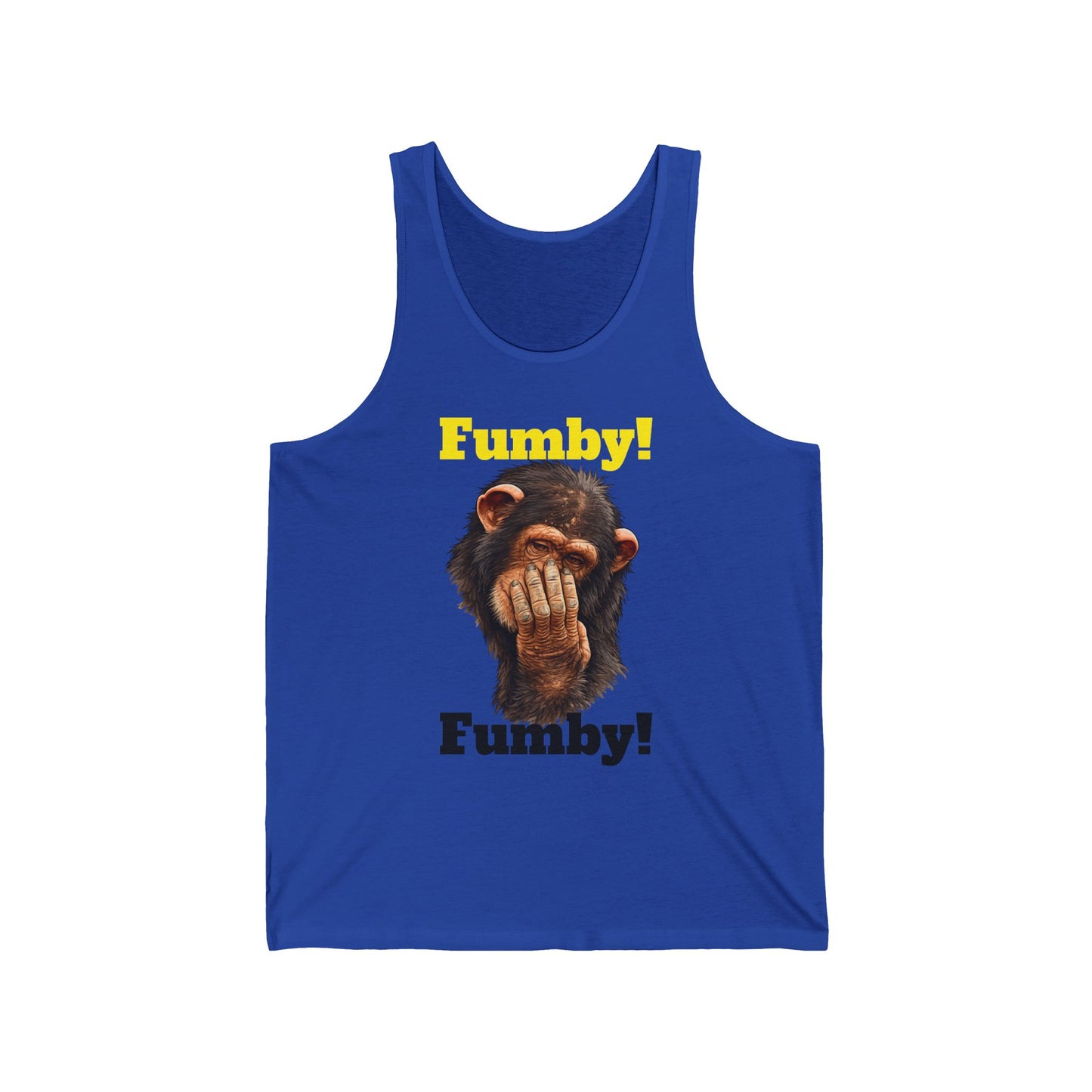 Fumby! Funny Monkey Tank Top — Quirky Graphic Summer Tank