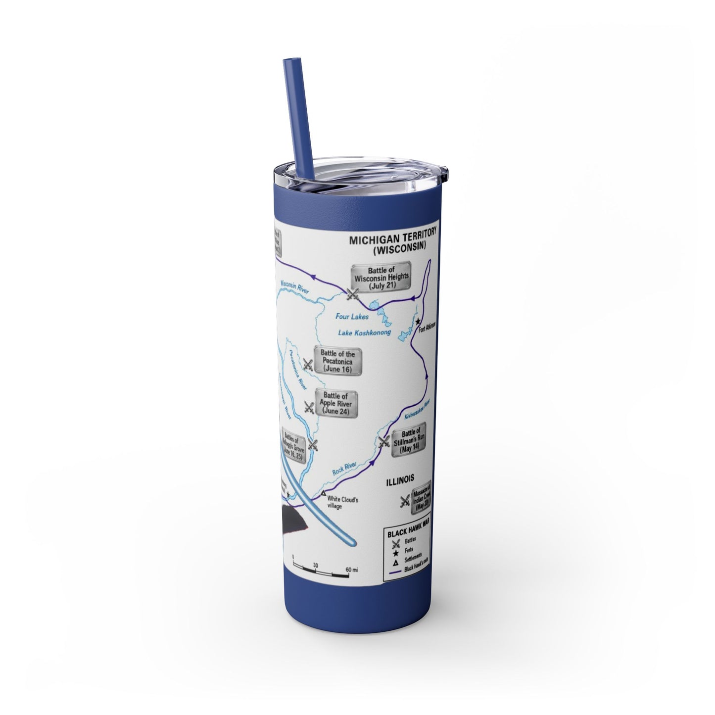 Blackhawk Skinny Tumbler 20oz – "BlackHawk could teach Yoda" Design