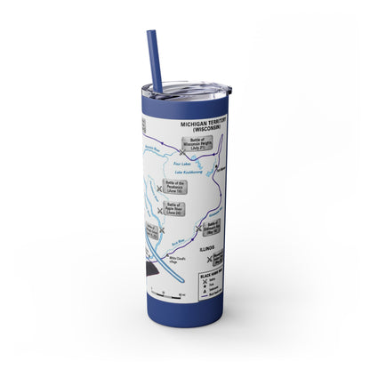 Blackhawk Skinny Tumbler 20oz – "BlackHawk could teach Yoda" Design